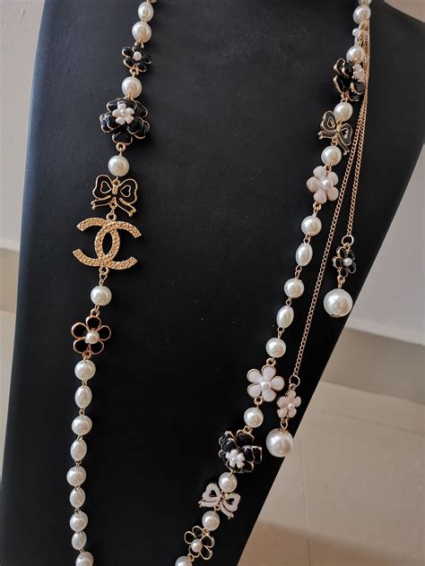 chanel inspired necklace|cheap Chanel inspired charms wholesale.